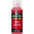 thumbnail image 1 of FolkArt Multi-Surface Satin Acrylic Paint, 2 fl. oz., Apple Red, 1 of 9