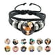 thumbnail image 2 of Pulseras de cuero para niño y Voleibol de escuela secundaria, Anime Haikyuu Brazalete con gema redonda de vidrio con estampado de dibujos animados para amigo, regalos de joyería, 2 of 5