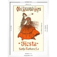 thumbnail image 5 of Art.com Poster for Fiesta Days, Santa Barbara, California Art Print, White Frame Wall Art, 17" x 23", 5 of 5