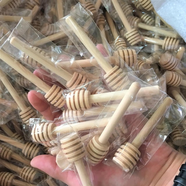 Palillo de madera para miel, palito para miel, palito para revolver miel, palito para cuchara para miel, palito para revolver café
