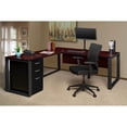thumbnail image 2 of Regency STLDS723048MHBK 72 x 30 in. Structure L-Desk Shell with 48 in. Return, Mahogany & Black, 2 of 3