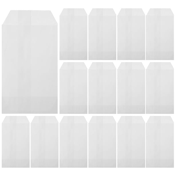 FELTECHELECTR 100 bolsas de papel para alimentos, bolsas de celofán, bolsas planas, bolsas para galletas, bolsas para dulces de panadería