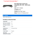thumbnail image 2 of Rear Right Upper Control Arm - Compatible with 1988 - 2000 Honda Civic 1989 1990 1991 1992 1993 1994 1995 1996 1997 1998 1999, 2 of 2