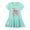 ZA Sky Blue, variant on Toddler Dress Summer Ice Cream Prints Dress for Toddler Kids Girls Cartoon Pattern Cotton Short Sleeve Cotton Dress Baby Dress Sky Blue 4 Years-5 Years