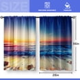 thumbnail image 3 of Cortinas Aimego Beach Sunset Kitchen 143 x 98 cm, 2 paneles, 3 of 5
