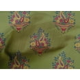 thumbnail image 4 of oneOone Cotton Poplin Fabric Leaves|Floral & Paisley Block Decor Fabric Printed BTY 42 Inch Wide, 4 of 4