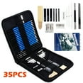 thumbnail image 3 of 35pcs Sketching Drawing Pencils Set Art Graphite Charcoal Artist Kit, 3 of 9