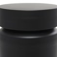 thumbnail image 5 of DecMode 14" x 18" Black Metal Drum Accent Table, 1-Piece, 5 of 13