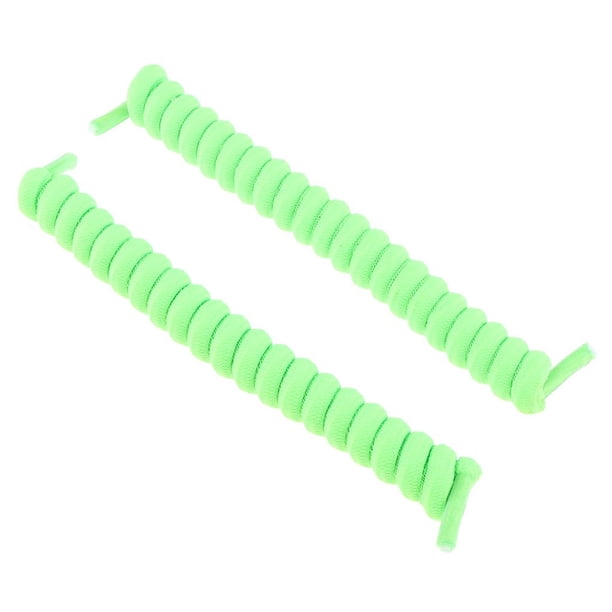 Cordones Elásticos Colco 1 Par Torsión Rizada Verde