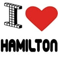 thumbnail image 2 of CafePress - I Love Hamilton City Throw Blanket - Soft Fleece Throw Blanket, 50"x60" for All Ages, 2 of 2