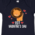 thumbnail image 4 of Inktastic First Valentines Day Baby Boy Lion Boys Baby Bodysuit, 4 of 5