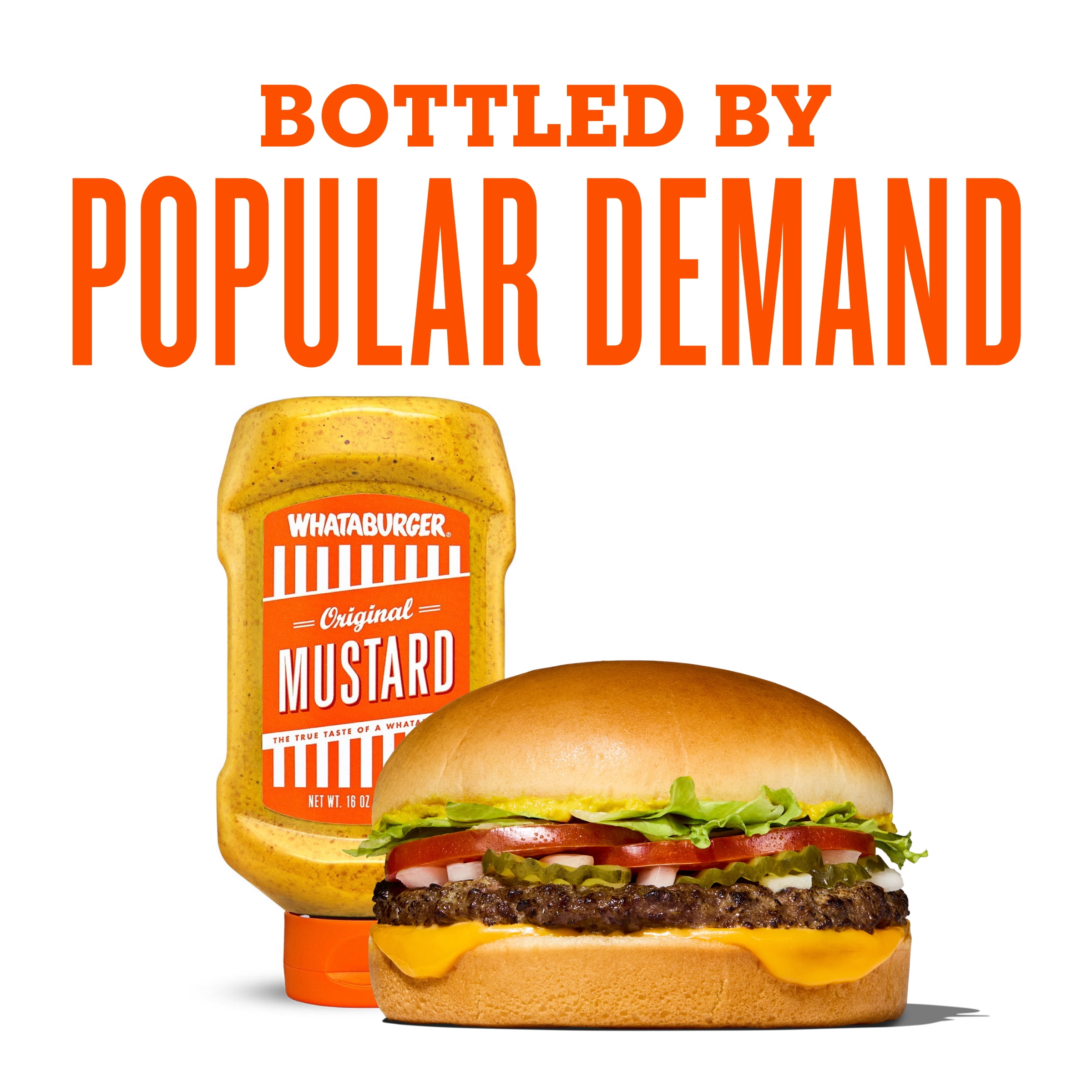 (4 pack) Whataburger Mustard 16oz