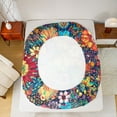 thumbnail image 5 of Castle Fairy Teens Colorful Flowers Bed Sheets,Exotic Style King Sheets, 5 of 7