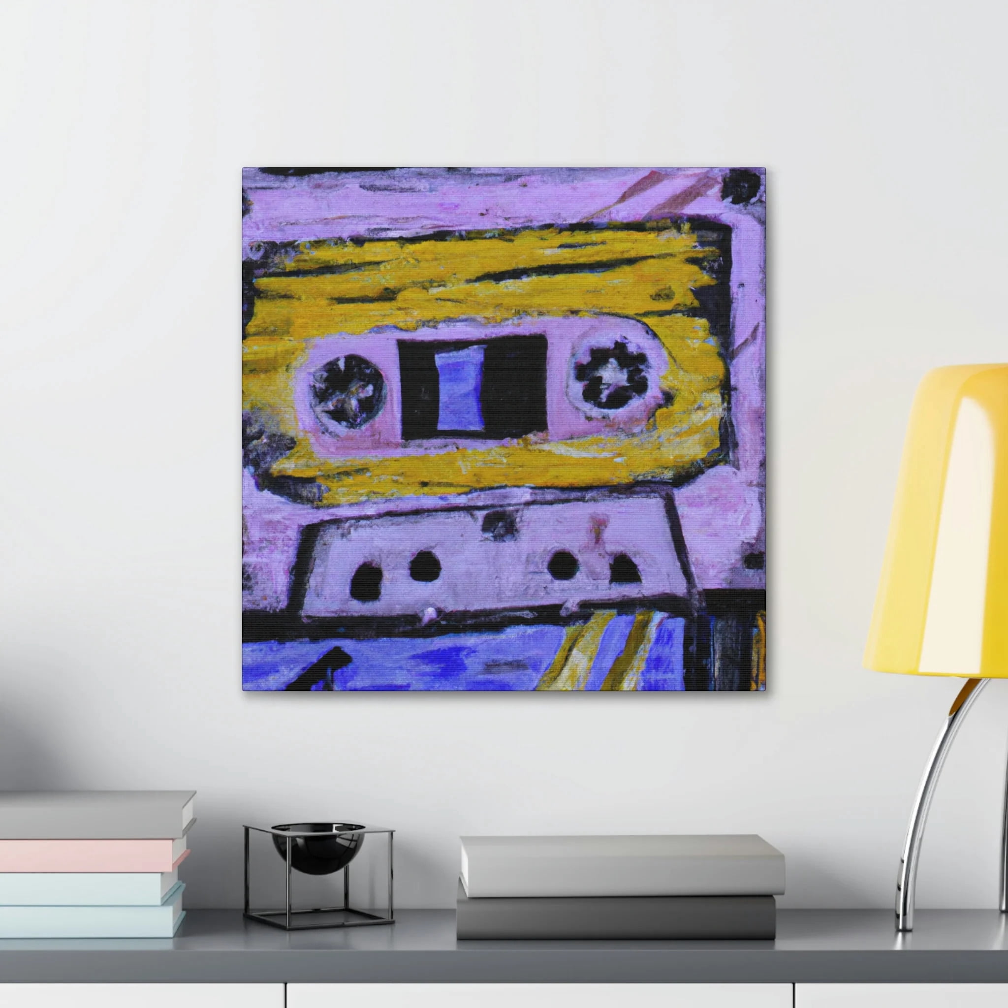 Cassette Tape Reflection - Canvas