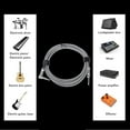 thumbnail image 4 of Cable de Guitarra de 6,5 mm Cable de Instrumento Recto A Ángulo Recto Cable de Amplificador de Bajo de Guitarra Para Amplificador de Bajo de Guitarra Eleccica, 3 metros, 4 of 7
