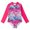 Hot Pink, variant on Bobifish Girls One-Piece Rash Guard Swimsuit With Scale Print And Long Raglan Sleeve For Diving Activities Girls Bathing Suit, 1 Piece