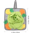 thumbnail image 2 of Rabbit Foraging Mat Polar Fleece Washable Pet Snuffle Pad Funny Interactive Nosework Feeding Mat for Bunny Rabbits Guinea Pigs, 2 of 8