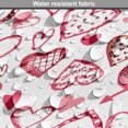 thumbnail image 5 of Valentines Dining Chair Pad, Sketch Drawing Style Hearts in Red and Pink Pattern for Romantic Couples, Water Resistant Pillow with Straps for Kitchen Seats, 2 Pieces Set, Ruby Pink White, by Ambesonne, 5 of 5