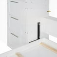 thumbnail image 4 of Lit de Rangement Restonic - Grand, Blanc/gris & Disposition Personnalisable, 4 of 26
