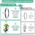 thumbnail image 6 of 10" Full Spectrum Grow Light, 160 LEDs Plant Lamp for Indoor Plants, Grow Lamp with 4/8/12H Auto Timer, 10 Dimmable Levels, 3 Spectrum Modes, 61" Height Adjustable, Ideal for Large Tall Plants, 6 of 14