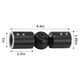 thumbnail image 2 of 2 Piezas de Conector de Esquina de Barra de Cortina, Conector de Esquina de Barra de Cortina Ajustable para Barras de Cortina de Ventana de BahíA de 1 Pulgada (Negro), 2 of 5
