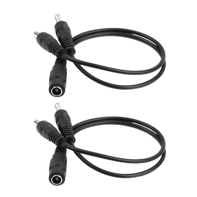 2x Power Splitter Sistema De Cámara Secuirty DC 1 A 2 Cables CUTICAT Cable divisor de potencia