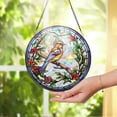 thumbnail image 3 of Hummingbirds and Wild Flowers Suncatcher, Hummingbird Lovers, Window Hanging, Hummingbird Suncatcher, Hummingbird Gifts, Gift for Mom, 3 of 5