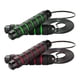 thumbnail image 1 of Cuerda para saltar, paquete de 2, cable de cuerda para saltar de velocidad rápida sin enredos con rodamientos de bolas, para fitness, 1 of 5