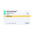 thumbnail image 1 of Glucophage Metformina 500 mg 60 tabletas, 1 of 4
