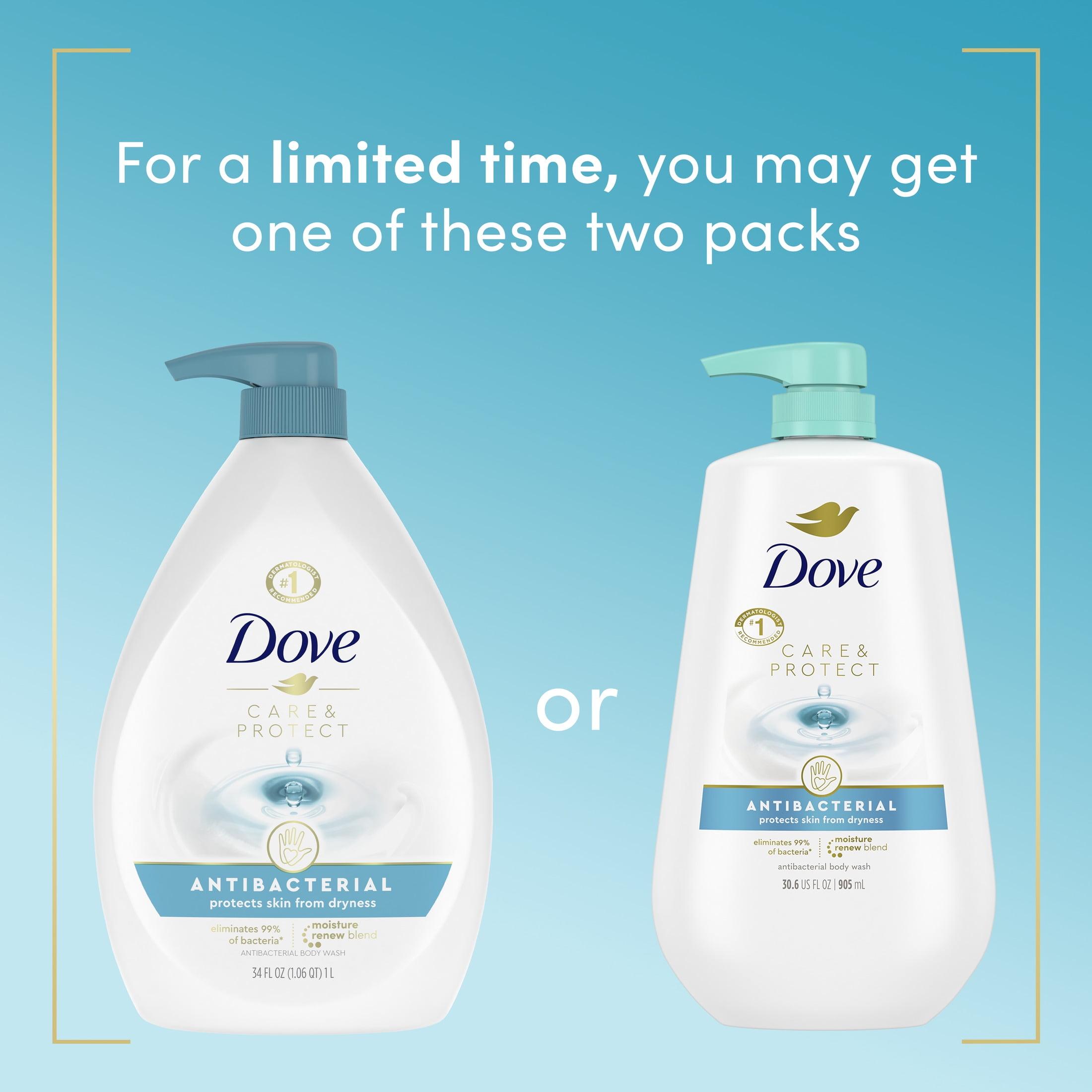 Dove Care and Protect Antibacterial Daily Use Softening Women's Body ...