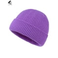 thumbnail image 3 of PULLIMORE Winter Trawler Beanie Watch Hat Knit Short Fisherman Roll-up Edge Skullcap for Men Women, 3 of 9
