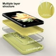 thumbnail image 3 of Slim Liquid Silicone Case for Galaxy S23, with Scratch-Resistant Microfiber Lining Anti-Slip and Shock Absorption Soft Silicone Protective Case for Samsung Galaxy S23 2023 YellowGreen, 3 of 14