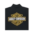 thumbnail image 2 of Harley-Davidson Big Boys' Bar & Shield Knit Zip-Up Track Jacket - Black (8/10), Harley Davidson, 2 of 2