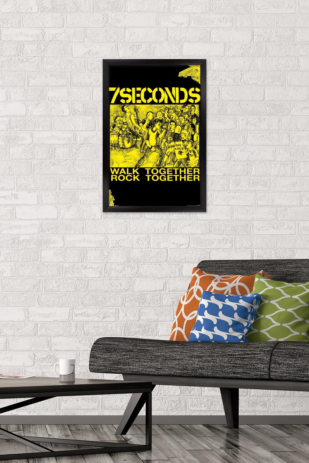 7 Seconds - Together Wall Poster, 14.725" x 22.375", Framed