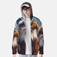 thumbnail image 2 of Naloa Veste Légère pour Hommes et Femmes, Protection Solaire, à Capuche, Manches Longues, pour Randonnée, Pêche, Voyage, Poches Zippées-TG, 2 of 7