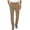 Khaki, variant on Wo-Fusoul Golf Pants for Men, Solid Color Casual Button Waist with Zipper Pockets, Stretch Joggers for Outdoors and Sports