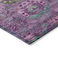 thumbnail image 3 of Addison Rugs Chantille Indoor/Outdoor Traditional Panel Purple Machine Washable Round Rug, 8' x 8', 3 of 8