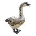 thumbnail image 1 of maskred Miniature Feathered Goose Free Standing for Gift Decoration Gray Collectible, 1 of 6