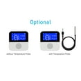 thumbnail image 4 of Amdohai Wi-Fi Temperature Humidity Meter Indoor Hygrometer Temperature Sensor Alarm Tuya APP Control 2.9-inch LCD Backlight Display ℃ / ℉ with Time Date for Home, 4 of 8