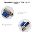 thumbnail image 4 of Ball Valve 1/2 Inch 304 Stainless Steel Mini Ball Valve Female And Male Npt Great For Shower Head F, 4 of 5