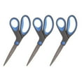 thumbnail image 3 of Office Depot Titanium Coated Bent Scissors, 8", Dark Gray & Blue, Pack Of 3 Scissors, 3 of 4