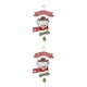thumbnail image 4 of Ounissouiy Colgantes de decoración de Navidad Fiesta de Año Nuevo Hotel Oficina Colgante de pared Árbol de Navidad Chimenea Estante Puerta Type2 NO2, 4 of 6