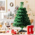 thumbnail image 3 of Costway 2ft Pré-Éclairé Fibre Optique PVC Artificiel Arbre de Noël Table W / Stand, 3 of 10