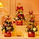 thumbnail image 4 of Mini Árbol de Navidad Yuyangstore Árbol artificial Luz nocturna Arco rojo, 4 of 8