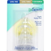 Dr. Brown's Silicone Nipples, Sampler Pack