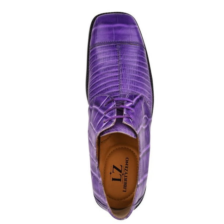 LIBERTYZENO Mens Genuine Leather Male Oxford Style Lace Up 