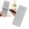 thumbnail image 5 of 1000 Grit Diamond Sharpening Stone - Durable Rectangle Knife Sharpener Plate, Honeycomb Design Whetstone for Kitchen Tools, Scissors, Garden Equipment | Lightweight Portable, 150x63mm, 5 of 9