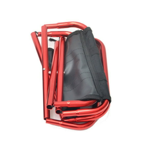 Eigraketly Taburete plegable para exterior, patio trasero, jardín, Camping, pesca, montañismo, pintura, asiento de Picnic con bolsa de almacenamiento carpas Rojo Eigraketly OD022075-01