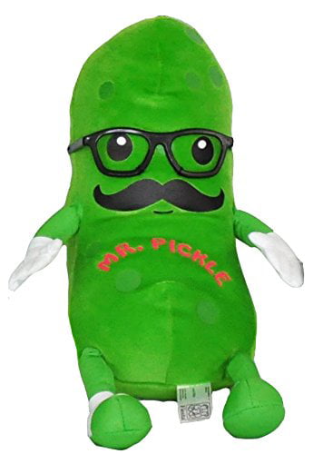 Pickle With Mustache and Glasses 12quot for sale online Fiesta Toy Plush Puppets Mr 