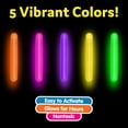 thumbnail image 2 of Paquete de fiesta Glow Sticks PartySticks Mini 200, paquete de 5 colores, 2 of 6